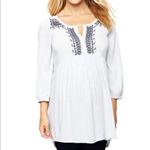 Beaded maternity tunic